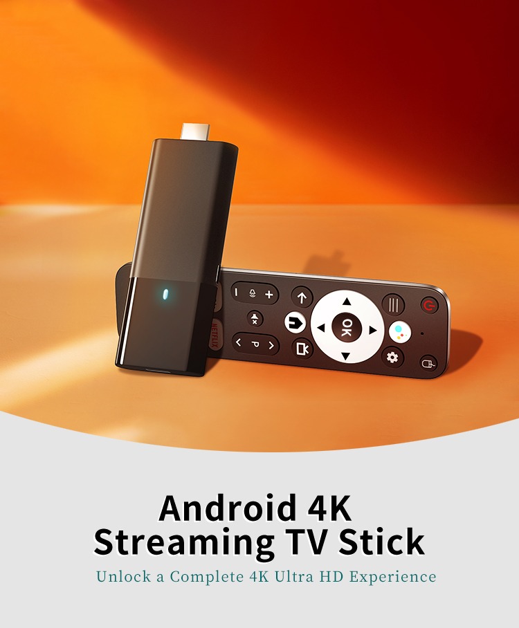 Android 4K Streaming TV Stick
