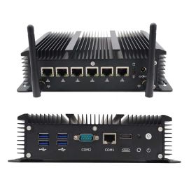Fanless Industrial PC VenBOX G7 Intel Core CPU, 6*RJ45 i211AT Gigabit LAN, 4*USB3.0, 2*RS232, HDMI, 4G/3G WiFi, Firewall, Router, pfSense Computer