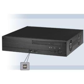 Mini-ITX chassis with aluminum front panel | GA620iBK | VenPOS | VenSYS.ua