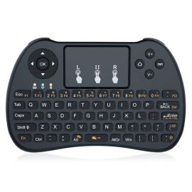 Hand-held Wireless QWERTY Keyboard with Backlight H9 Mini, black | H9-Mini-backlight | N/A | VenSYS.ua