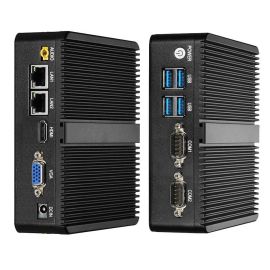 Industrial fanless mini PC Nettop Computer HTPC X30G Barebone DDR3L mSATA+SATA HDMI VGA 2xLAN | X30G | VenBOX | VenSYS.ua