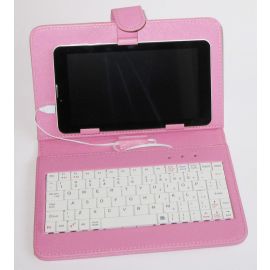Skórzane ETUI + Klawiatura Tablet 7 cali micro USB | ETUI7kl | VenBOX | VenSYS.ua