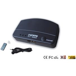 HDMI Switcher 3x1 with Extender IR and Romoter | HMX-A2 | ASK | VenSYS.ua