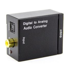 Audio Converter HDA-2M SPDIF Toslink digital audio (DAC, DAC) with optic to analog 2.0 stereo signal | HDA-2M | PlayVision | VenSYS.ua
