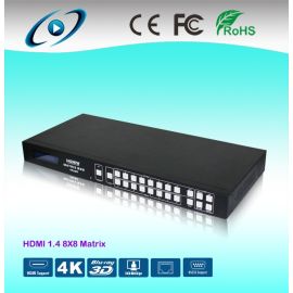 Ultra 4K HDMI Matrix Switch 8x8 HDM-988 with RS232 & RJ45 | HDM-A88 | PlayVision | VenSYS.ua