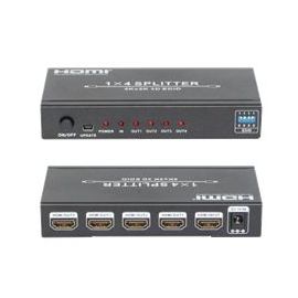 HDMI 1.4 Splitter 1x4 WITH EDID 1080P 3D HDV-9814 | HDV-9814 | PlayVision | VenSYS.ua