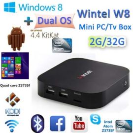 TV Box Smart Mini PC CX-W8 Wintel Atom Z3735F Windows 8.1 & Android 4.4 Dual OS 2GB/32GB | CX-W8 | ENYBox | VenSYS.ua