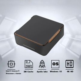 Mini PC GK3V with Intel Celeron J4125, 8GB DDR4, 128GB, Windows 10 Pro/Linux, 4K@60Hz HDMI, VGA