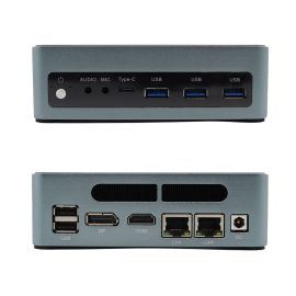 Powerful Mini PC F3 Intel i7-1255U, 2xDDR5, HDMI, DP, 2xRJ45, 3xUSB3.0, 2xUSB2.0, Type-C, WiFi, BT