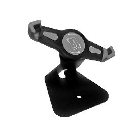 Metal tablet stand PT01 7-10", stable, black