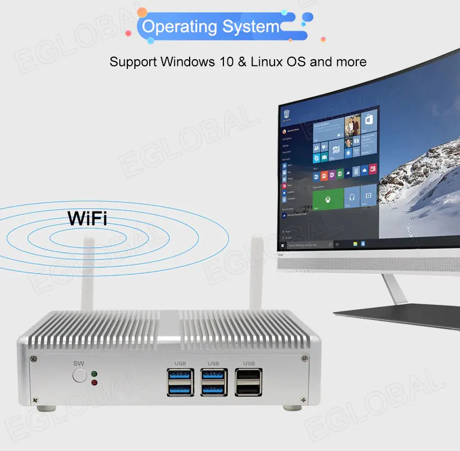 Operating System Support Windows 10 & Linux OS and more