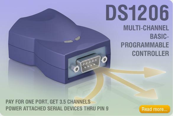 В продажу поступил новый BASIC-программируемый конвертер интерфейсов Tibbo DS1206