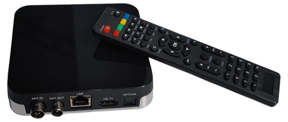 Android DTV Set Top Box VenBOX M8T with DVB-T2 FTA Channels, OTT, 4K, Dual Wifi | Remote Control