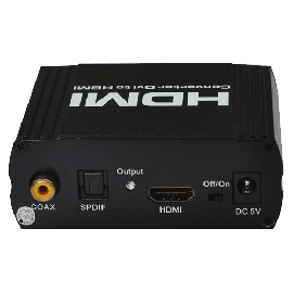 DVI to HDMI converter | DVI+SPDIF input convert to one HDMI+SPDIF