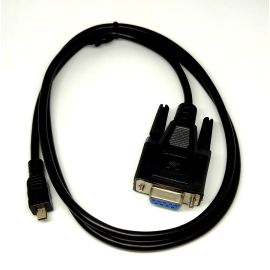 Interface serial RS-232 cable for Rongta mobile POS printer with mini-USB 8P connector | mini-USB-8P-male-to-DB9P-female | Rongta | VenSYS online Store