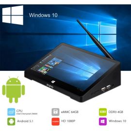 Мини-ПК PIPO X10 Pro 10,8 дюйма с Windows 10, Android 5.1, ТВ-приставка Z8350, четырехъядерный мини-бокс, 4 ГБ ОЗУ, 64 ГБ ПЗУ, HDMI Media Box BT, двойная ОС | PiPo-X10 | ENYBox | ВенСИС - Интернет-магазин