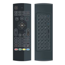 Wireless Air Mouse Remote Control with Keyboard Qwerty Backlit MX3 PRO mikcrophone IR Learning 2.4G | MX3-PRO | N/A | VenSYS online Store