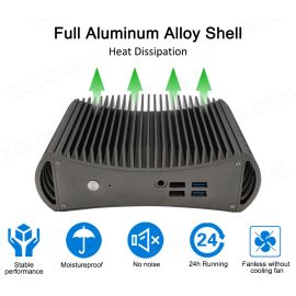 Komputer przemysłowy VenBOX M10-1165G7 Intel i7-1165G7,DDR4,M.2,Czarny | M10-1165G7 | Eglobal | VenSYS - Sklep internetowy