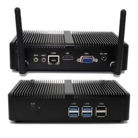 Промисловий міні-ПК без вентилятора з Intel Core i5-4278U, 8xUSB, 6xCOM, GPIO, LAN, HDMI і VGA, WiFi, Bluetooth | GK1 | Eglobal | ВенСИС - Інтернет-магазин