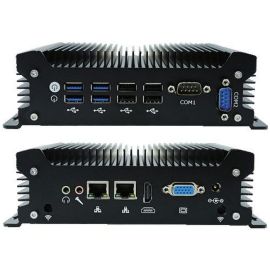 Fanless Industrial Mini Computer G12 Intel i7 DDR4, SSD, M.2, RS232, 2xRJ45, VGA, HDMI, WiFi, BT | G12 | Eglobal | VenSYS online Store
