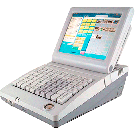 Computerized ECR VenPOS 554, 8.4-inch fanless terminal, 60 keys, MSR | POS554 | Flytech | VenSYS online Store