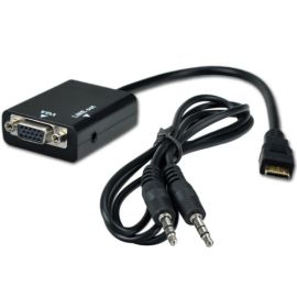 Converter cable HDMI -> VGA Full HD audio kabel 3,5mm | T-PCA-7040 | N/A | VenSYS online Store
