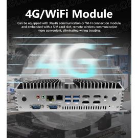Industrial fanless PC VenBOX GK2-1255U Intel i7-1255U,DDR4,4xHDMI,NVMe,Silver | GK2-1255U | Eglobal | VenSYS online Store