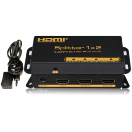 HDMI Splitter 1x2 With IR extender 3D-Supported | HDSP0102IR | ASK | VenSYS online Store