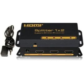 HDMI Splitter 1x2 With IR extender 3D-Supported | HDSP0102IR | ASK | VenSYS - Online Shop