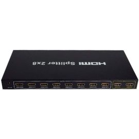 HDMI switch splitter 2x8 Metal House | HDSP0208 | ASK | VenSYS online Store