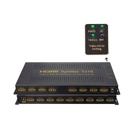 HDMI 1x16 splitter with video EDID setting | HDSP0005M1 | ASK | VenSYS online Store