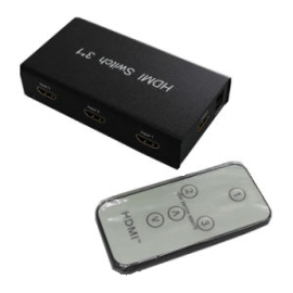 HDMI Switcher 3x1   Metal house, gift box , IR&Power | HDSW0301M | ASK | VenSYS online Store