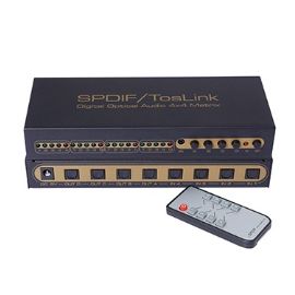SPDIF switcher splitter 4x4 | ADMX0404M1 | ASK | VenSYS online Store