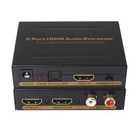 HDMI Splitter 1x2 HDMI + Audio (SPDIF+L/R) Audio Extractor, 3D,1080P | HDSP0002M1 | ASK | VenSYS online Store