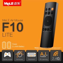 3-in-1 Fly Mouse-Keyboard-Remote Control Mele F10 Lite, Gyro, 2.4G, learning IR | F10-Lite | MeLE | VenSYS online Store