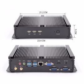 Industrial mini PC GK series with Intel CPU, 2xDDR, SSD, mSATA, VGA, HDMI, 2xRS232, WiFi, BT | GK | Eglobal | VenSYS.ua