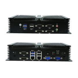 Industrial fanless mini PC GK1 with Intel Core, 8*USB, 6*COM, GPIO, 2xLAN 2.5Gbps, HDMI and VGA, WiFi, Bluetooth | GK1 | Eglobal | VenSYS.ua