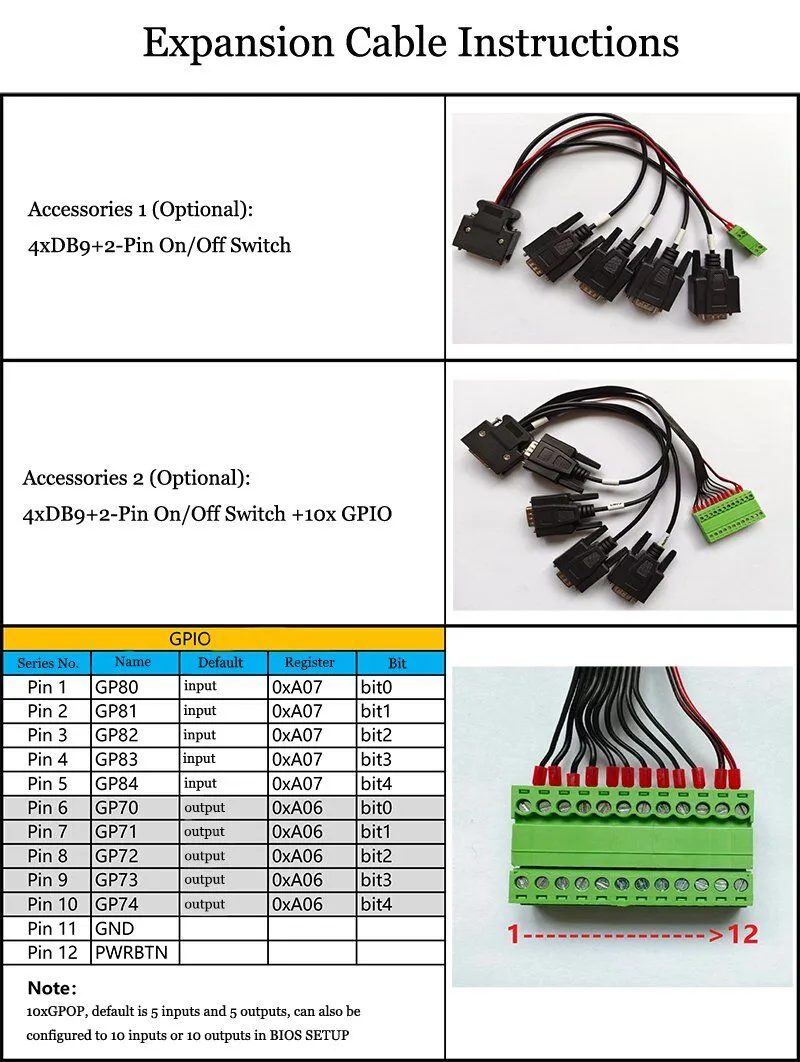 Expansion Cable Instructions