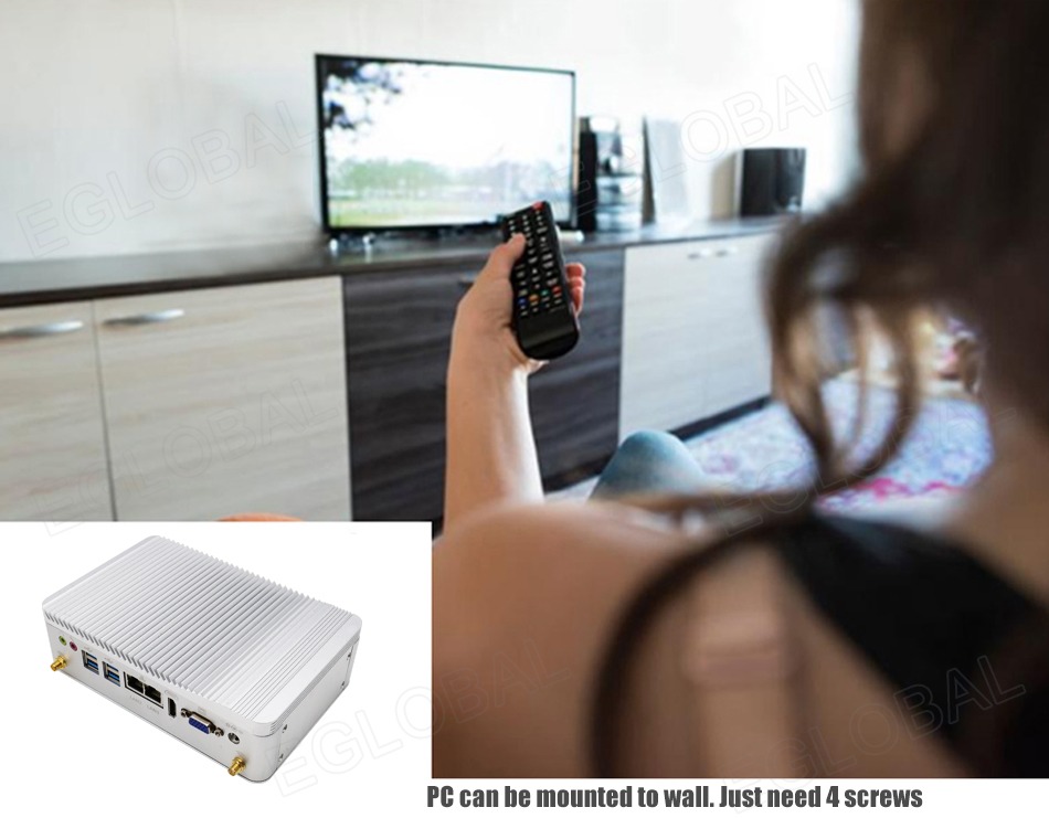 Eglobal G3 Embedded Industrial Mini PC – Intel i3 8130U, Dual LAN, 6 COM, SIM