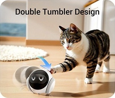 Smart Pet Companion Robot PCR03 | Double Tumbler Design
