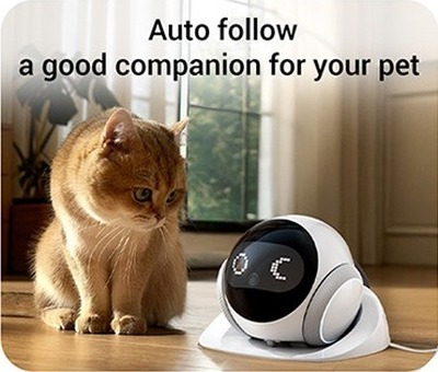 Smart Pet Companion Robot PCR03 | Auto follow - a good companion for your pet