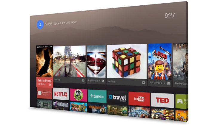 Android TV для телевизора - удобная разработка Google