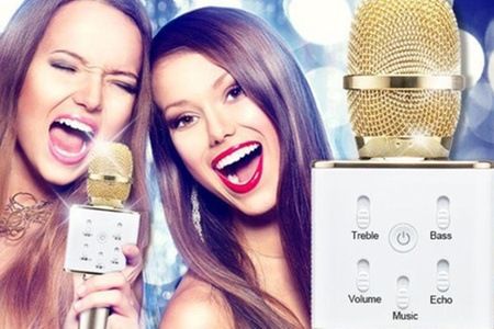 Беспроводной микрофон & HiFi динамик Q7