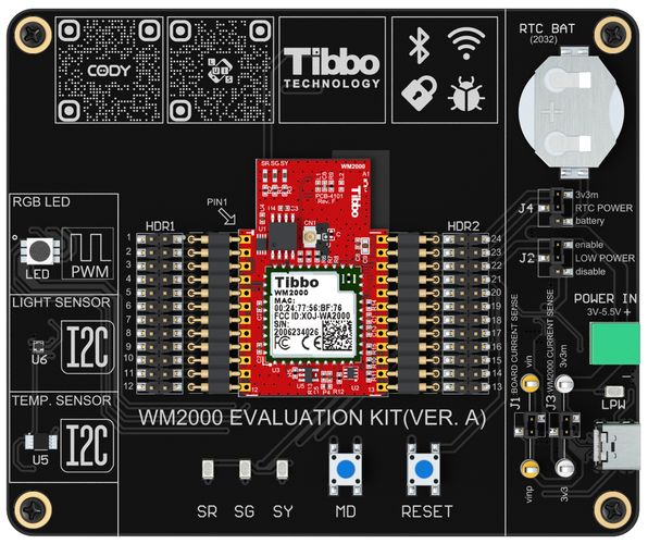 WM2000EV Evaluation Kit for the WM2000 Wireless IoT Module