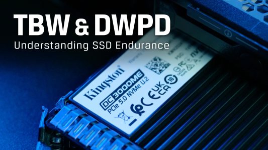 SSD endurance metrics chart: TBW DWPD MTBF explained